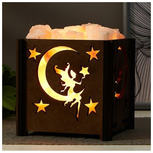 Соляной светильник Корзина Б Фея E14 15Вт 18кг диммер 14х14х18 см 3307₽