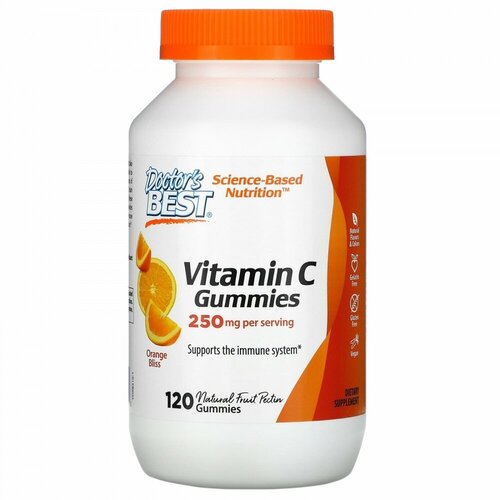 Витамин C Doctor's Best 125 мг, 120 таблеток