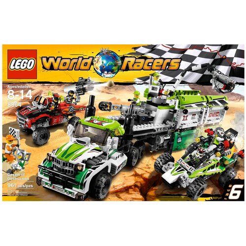 Конструктор LEGO Racers 8864 Desert of Destruction, 961 дет.