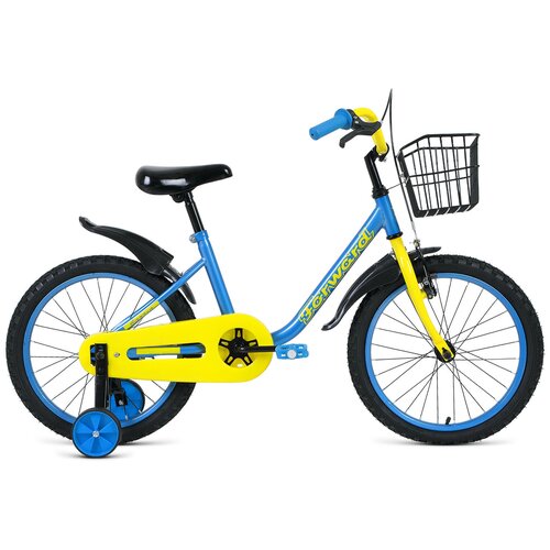 Велосипед FORWARD Barrio 18 (2020) синий 12 (требует финальной сборки) женский велосипед forward jade 24 1 0 2020 розовый 13 требует финальной сборки