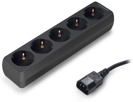 Сетевой фильтр Power Cube , 5 розеток, 1,8 м, Black Exegate - фото №5