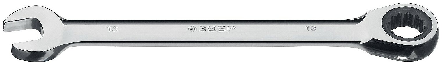 Комбинированный трещоточный гаечный ключ Профессионал 13 мм ЗУБР 27074-13_z01
