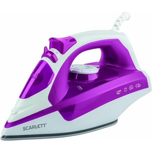 утюг scarlett sc si30k25 розовый Утюг SCARLETT SC-SI30K25, 2200Вт, розовый