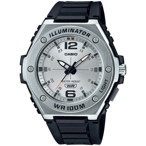 Наручные часы CASIO Collection, белый, серебряный наручные часы casio collection mwa 100hd 7a