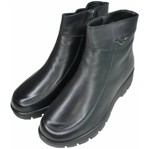 фото Ботинки черные женские демисезонные на молнии нет бренда