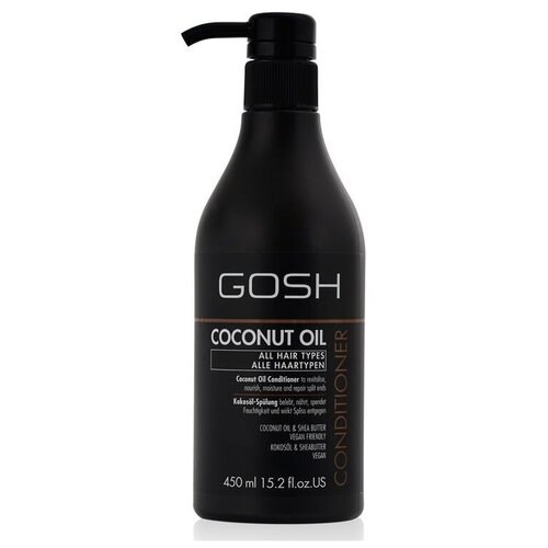 GOSH кондиционер Coconut Oil для всех типов волос, 450 мл