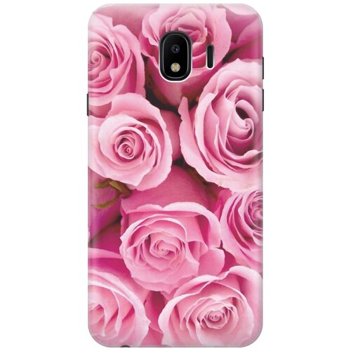 фото Gosso ультратонкий силиконовый чехол-накладка для samsung galaxy j4 (2018) с принтом "букет роз"