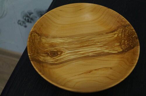 Тарелка деревянная/тарелка декоративная/для дома и кухни/диаметр 21 см