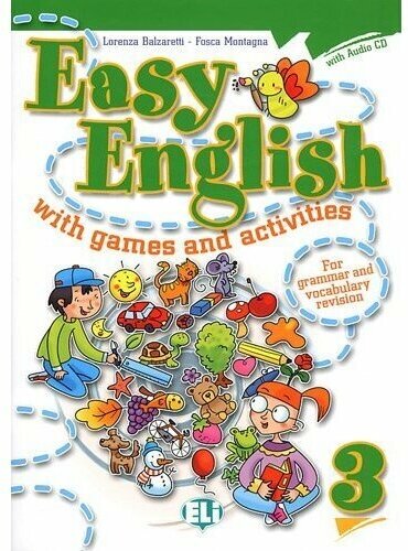 Easy English with games and activities 3+CD / Учебник английского языка для детей