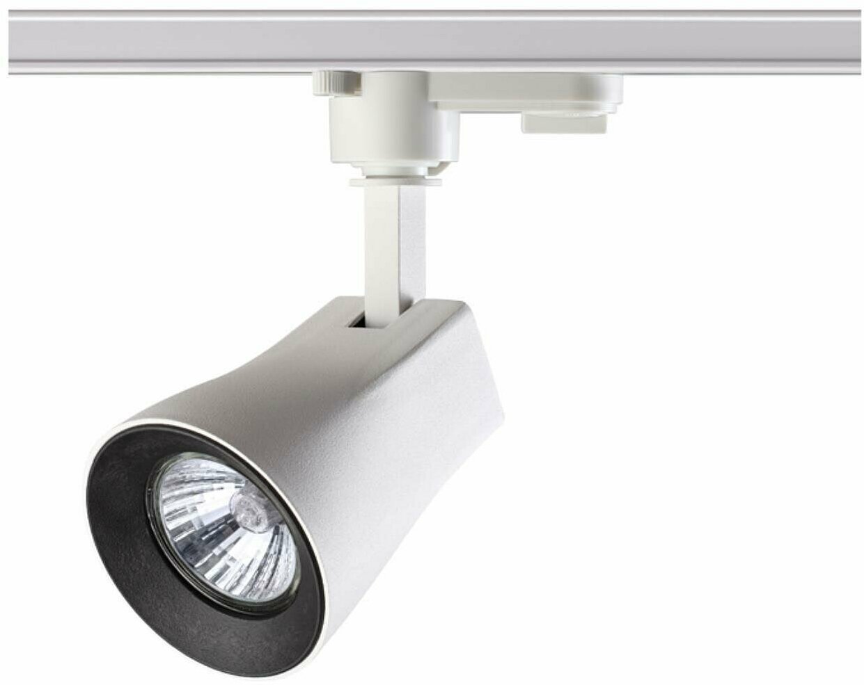 Трековый светильник Novotech Pipe 370404, GU10, 50Вт, кол-во ламп:1шт, Белый