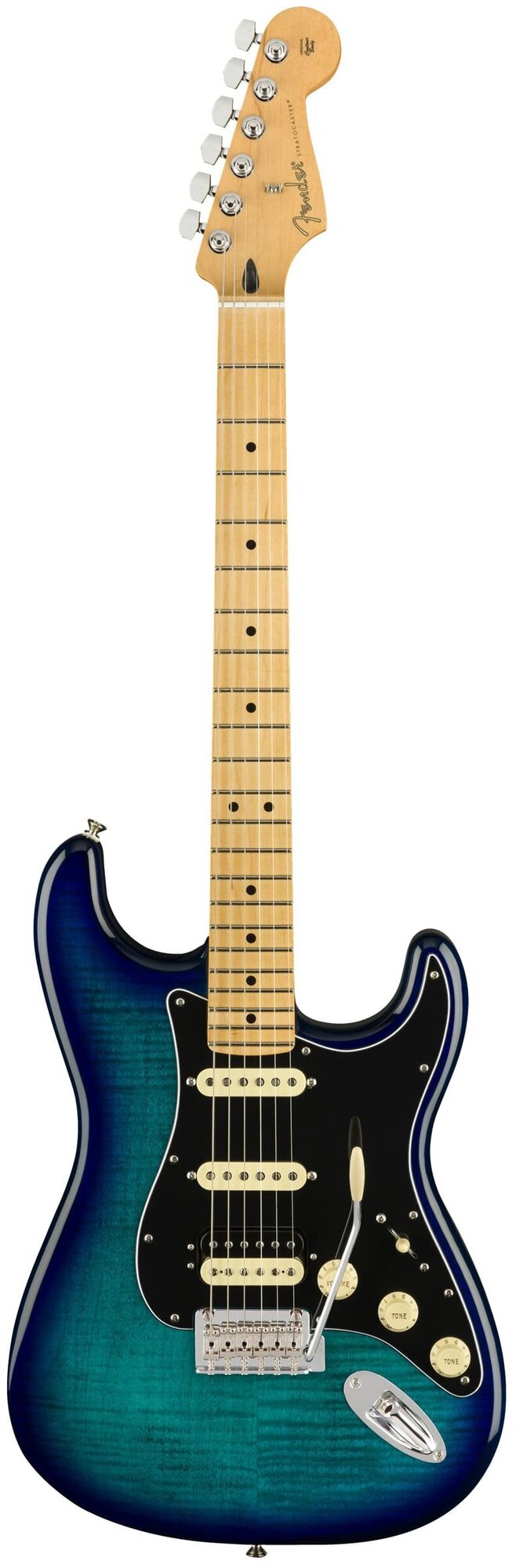 Электрогитара Fender Player Stratocaster HSS Plus Top MN Blue Burst