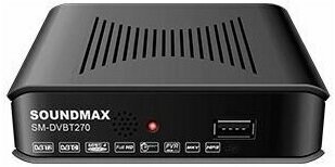 Плееры-медиа Soundmax SM-DVBT270(черный)