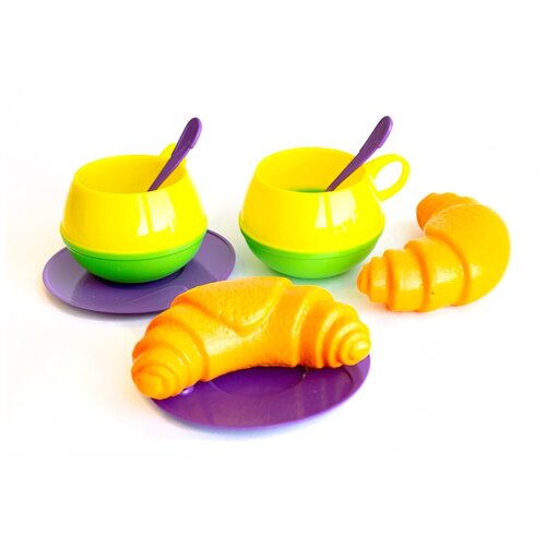 Набор продуктов с посудой Knopa Посуда в рюкзачке 87034 разноцветный ролевые игры полосатый слон игровой набор инструменты в рюкзачке