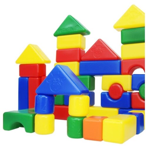 фото Строительный набор крошка я 60 элементов, 4*4 см (1180362)