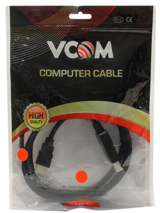 кабель DisplayPort M-HDMI M 1.8 метра Vcom - фото №3