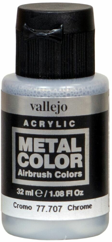 Краска Vallejo серии Metal Color - Chrome 77707 металлик (32 мл)