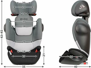 9-36 kg : Cybex Pallas 2 Fix Rumba Red (9-36 кг)