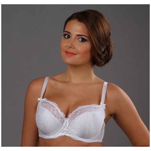 фото Бюстгальтер lady lux, размер 75f, белый