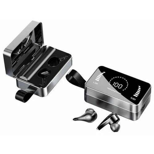 Наушники VBT 129 беспроводные вакуумные водонепроницаемые BT 50 3500 мАч черные 320800₽