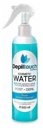 DEPILTOUCH PROFESSIONAL Вода косметическая охлаждающая с экстрактом мяты, 300 мл