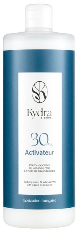 Крем-оксидант с органическим маслом календулы 30 vol (9_) Activateur Oxidizing Cream With Organic Calendula Oil KLS030V, 1000 мл