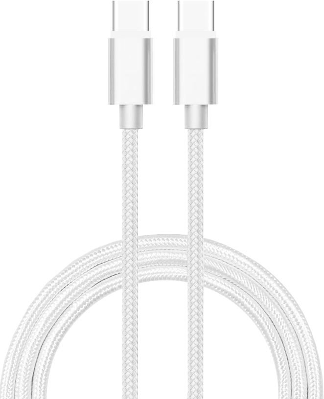 Кабель синхронизации ATOM Дата-кабель USB Type-C 3.1 - USB Type-C 3.1, 1,8 м. серебрянный, атом