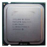 Процессор Intel Pentium E2200 Conroe LGA775, 2 x 2200 МГц, OEM