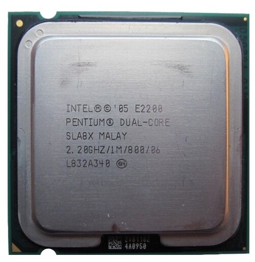 Процессор Intel Pentium E2200 Conroe LGA775 2 x 2200 МГц