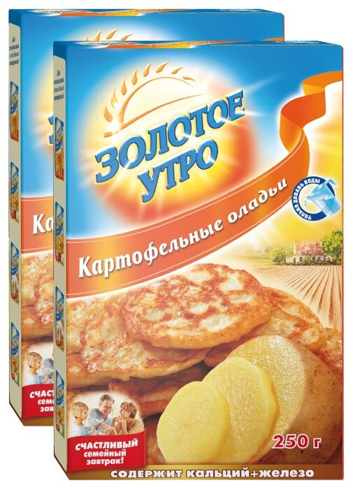 Золотое утро Мучная смесь Оладьи картофельные (2 шт.), 0.25 кг