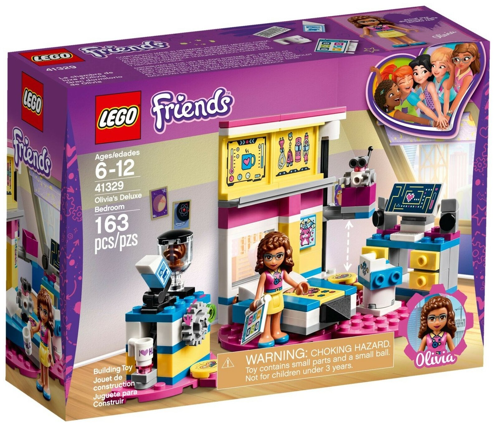 LEGO Friends 41329 Роскошная комната Оливии, 163 дет.