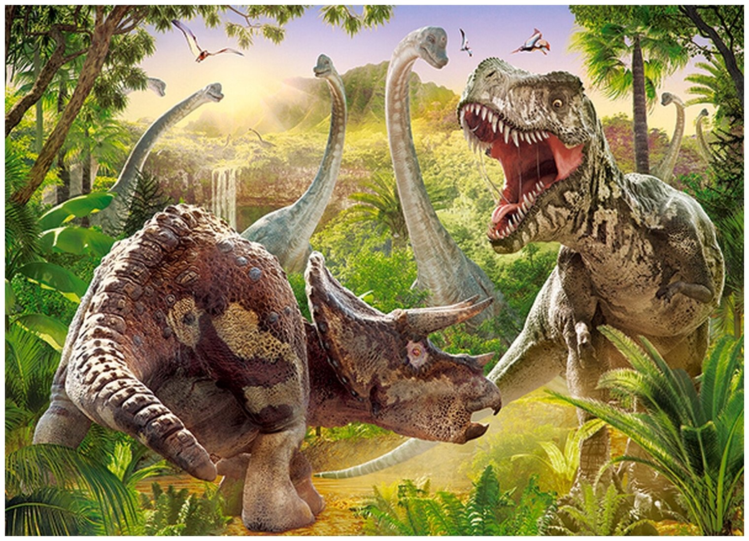 Пазл Castorland Битва динозавров - фото №8