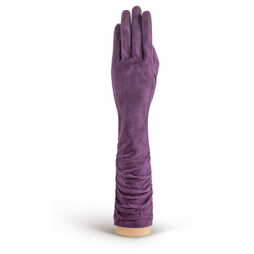 фото Перчатки eleganzza зимние, подкладка, размер 6, фиолетовый