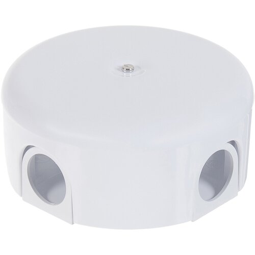Распределительная коробка открытая Electraline D110x50 мм 4 ввода IP20 цвет белый коробка распределительная керамика цвет белый