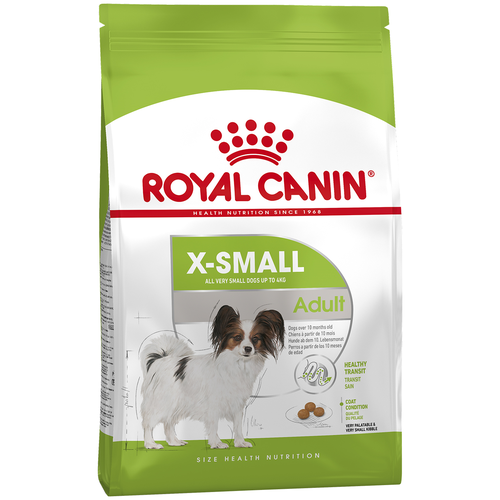 Сухой корм для собак Royal Canin X-Small Adult 1 уп. х 4 шт. х 3 кг (для мелких и карликовых пород)