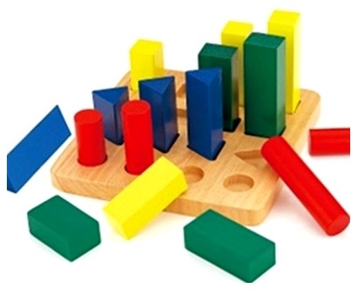 Сортер Plan Toys геометрический - фото №2