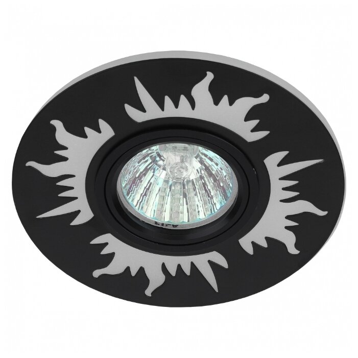 Светильник встраиваемый GU5.3 11Вт круг D120 ЭРА DK LD30 LED подсветка черный