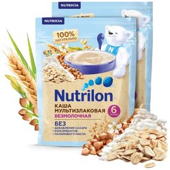 Каша Nutrilon (Nutricia) безмолочная мультизлаковая, с 6 месяцев, 180 г