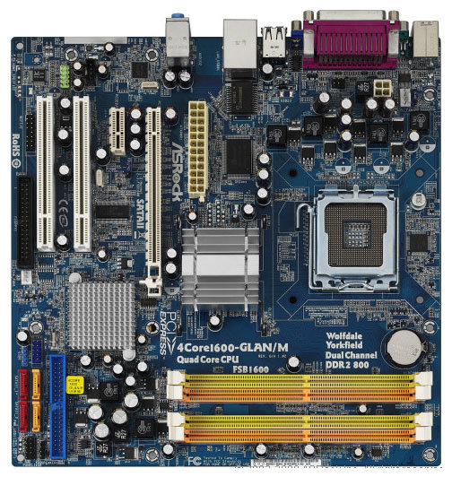 Материнская плата ASRock 4Core1600-GLAN/M