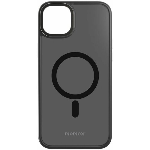 чехол для айфона momax silicone 2 0 shock resistant с magsafe для iphone 14 msap22sd черный Чехол для айфона Momax Hybrid Magnetic Case с MagSafe для iPhone 14 Plus (CPAP22LD), черный