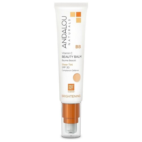 Andalou Naturals ВВ крем бальзам Brightening, SPF 30, 58 мл, оттенок: натуральный