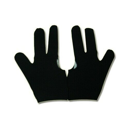 перчатки для бильярда gcsport черные пара Перчатки для бильярда (пара)