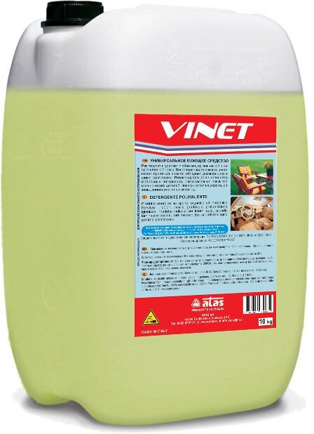 Vinet 10 kg (канистра) -очиститель пластика и искуственной кожи