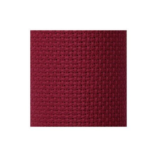 Канва в упаковке Charles Craft Aida 14, размер 30,5 х 45,7 см, цвет красный (red)