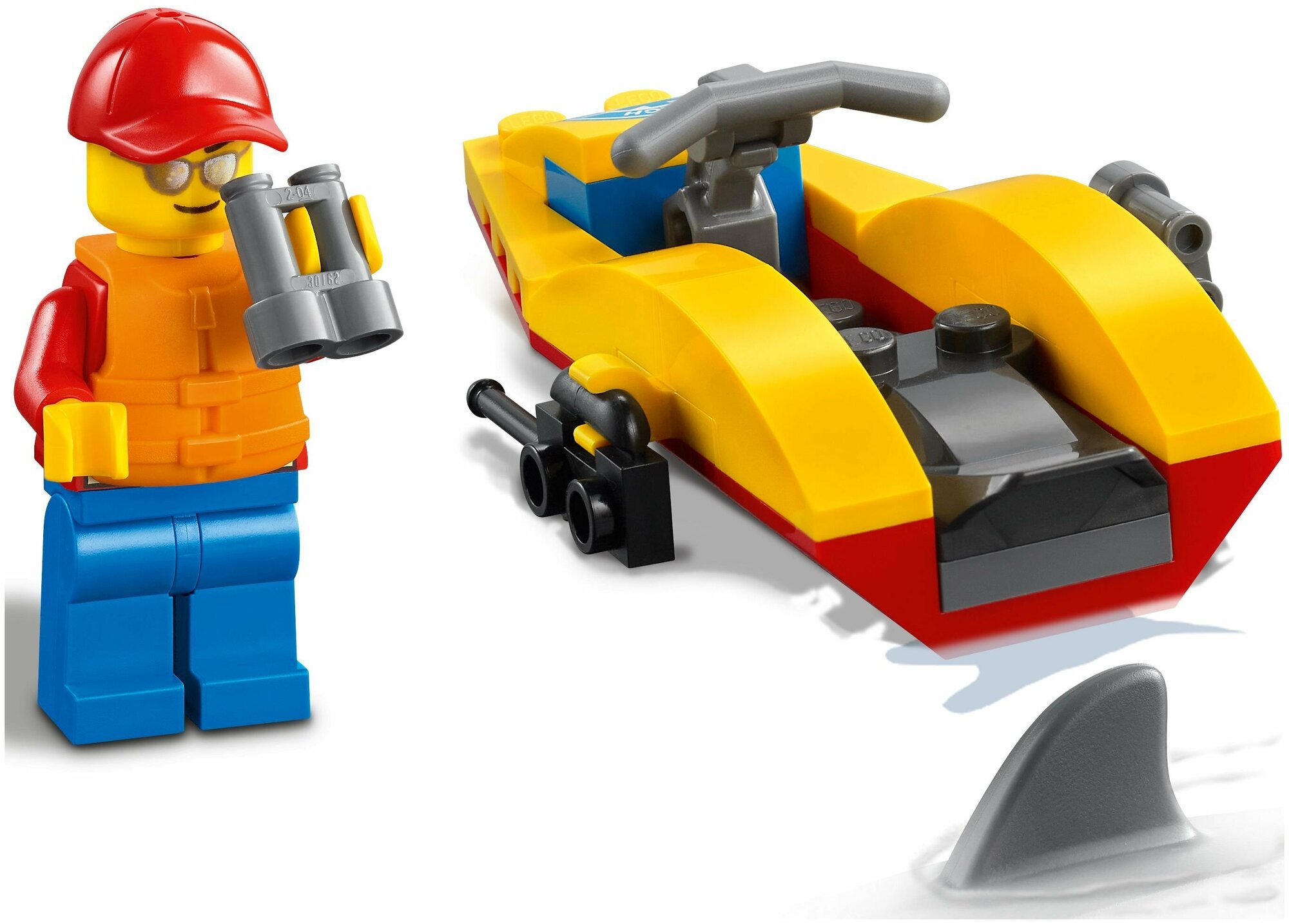 Конструктор LEGO City 60286 Пляжный спасательный вездеход - фото №6