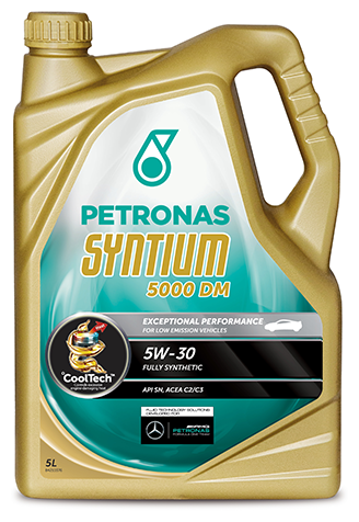 Моторное масло Petronas Syntium 5000 DM 5W30 4л (19984019)