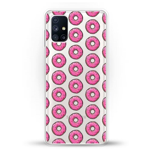 фото Силиконовый чехол пончики на samsung galaxy m51 andy & paul