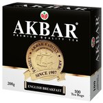 Чай черный Akbar English Breakfast в пакетиках - изображение