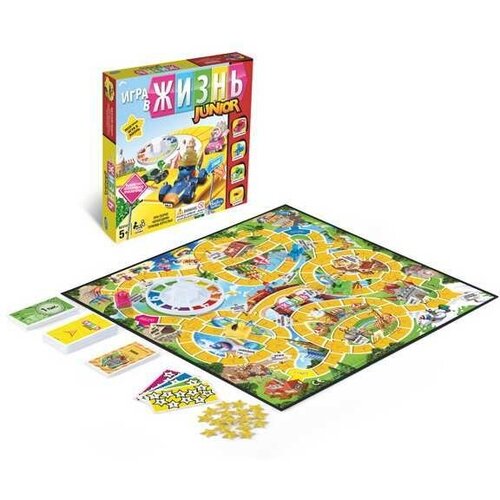 Настольная игра Hasbro Gaming Игра в жизнь Джуниор настольная игра hasbro games игра в жизнь джуниор e6678121