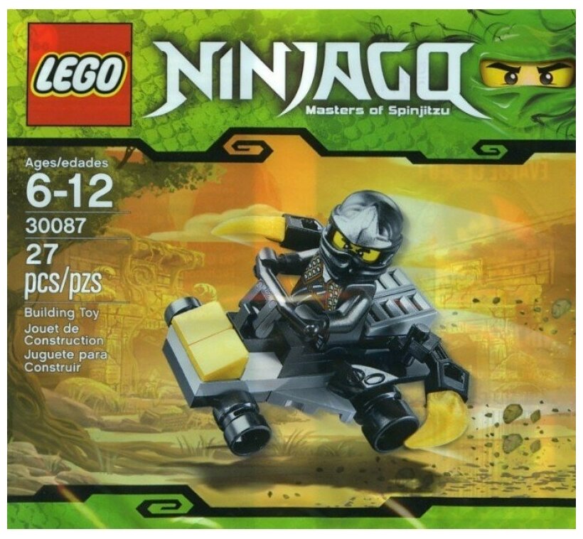 Минифигурка LEGO Ninjago 30087 Тачка Коула ZX