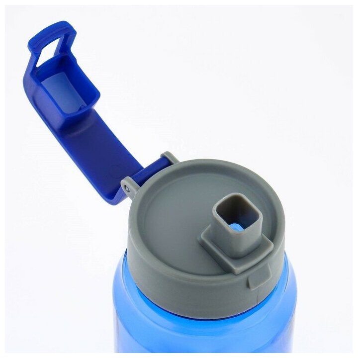 Бутылка для воды "Заряд энергии", 850 мл , 23 х 7 см, синяя - фотография № 4